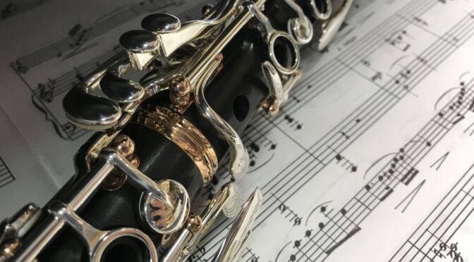 klarinet og noder